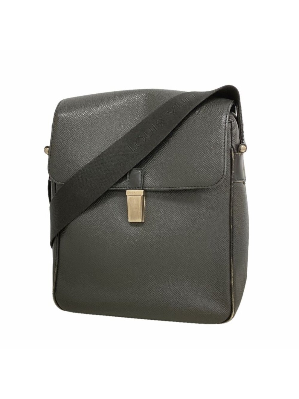 Louis Vuitton Shoulder Bag Taiga Yaranga Ardoise